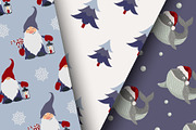 Christmas seamless patterns pack, a Pattern Graphic by KupalinaArt (Thumbnail 3 of 10)