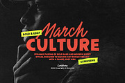 March Culture - Edgy Font Duo, a Script Font by Sarid Ezra (Thumbnail 1 of 9)