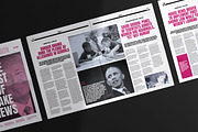 20 Page Tabloid Newspaper Template, a Magazine Template by Dead Pixel Mockups (Thumbnail 4 of 11)