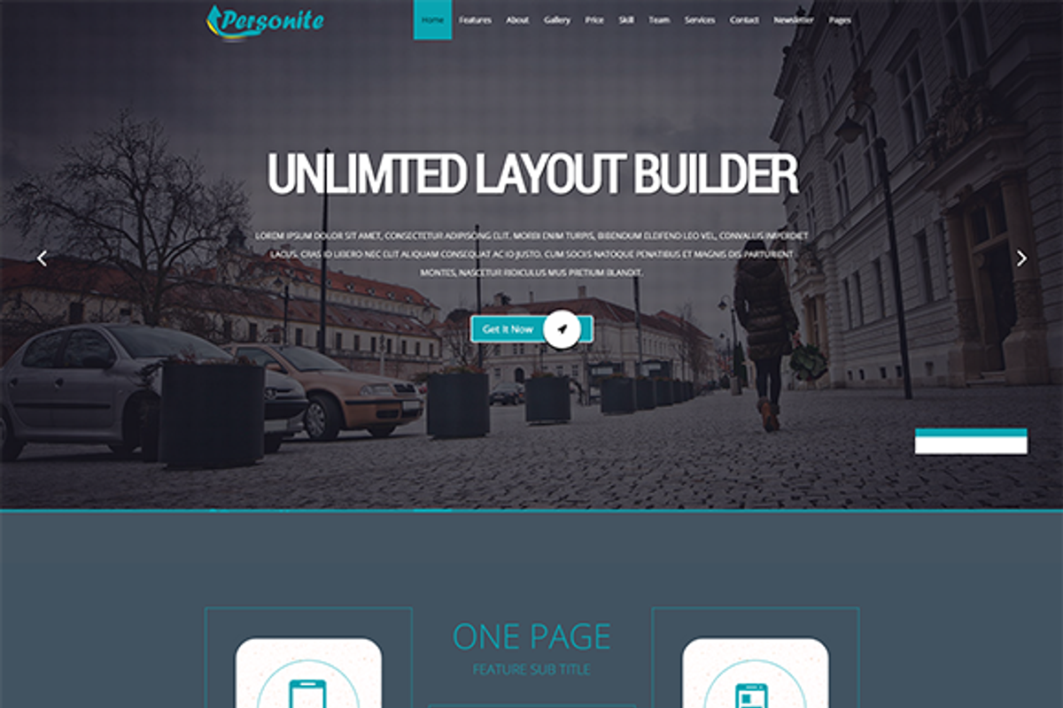 Personite OnePage Joomla Template, a Websites & App Template by PCMShaper