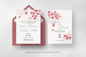 Pink Cherry Blossom Wedding Suite