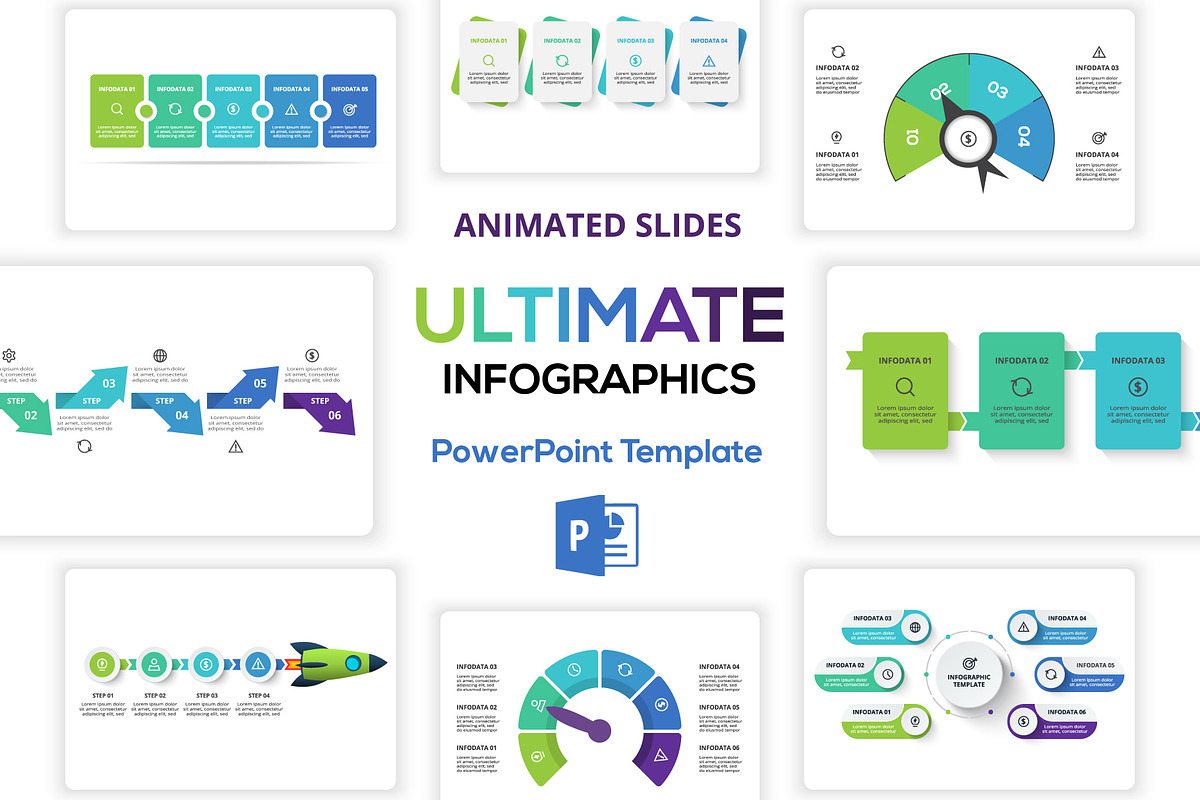 Set Presentation PowerPoint Template, a Presentation Template by Infographics project (Photo 12 of 21)