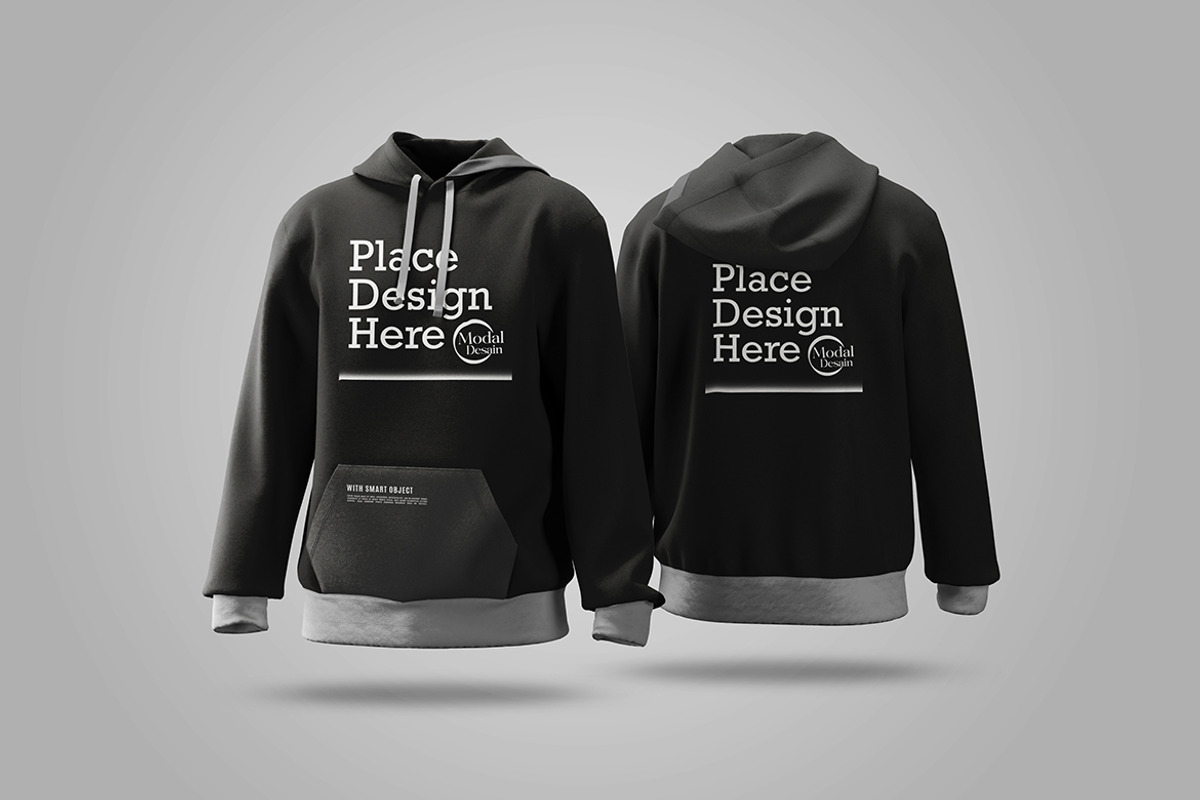 Hoodie Mockup, a Hoody Mockup by Modaldesain (Photo 3 of 4)