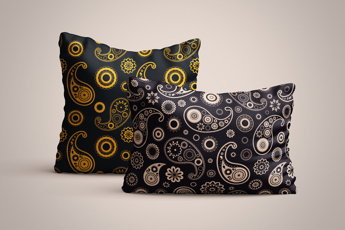 Oriental paisley set, patterns, a Decorative Illustration by Good Studio (Photo 7 of 11)