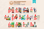 150 Self Improvement Templates, a Social Media Template by Viral Content Design (Thumbnail 2 of 9)