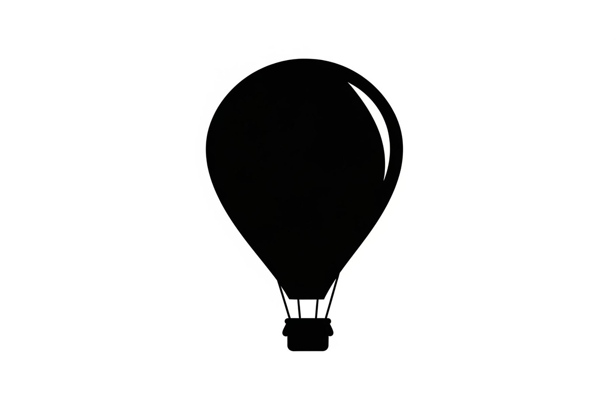 Hot Air Balloon Silhouette Bundle, an Illustration by Designer_Momina (Photo 18 of 51)