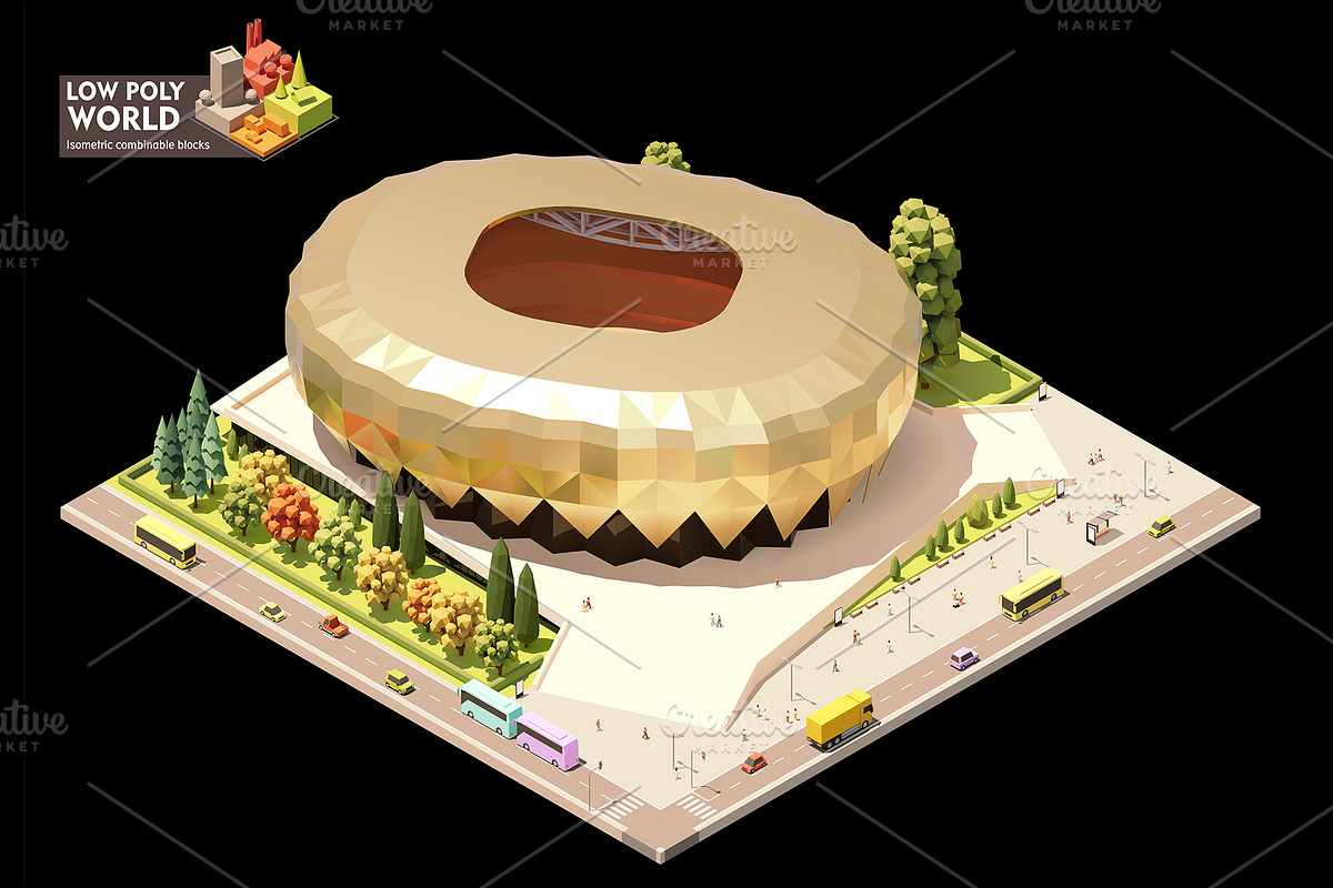 Vector isometric world map elements, an Object Illustration by tele52 (Photo 18 of 39)