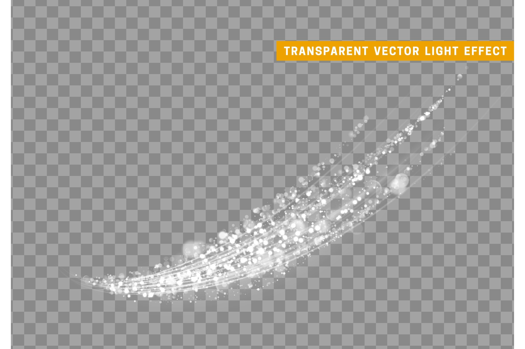 Magic light effect. Stardust white glitter. Sparkle star dust vector ...