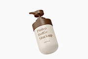 Pump Bottle Mockup, a Cups & Container Mockup by Akebareee (Thumbnail 1 of 3)