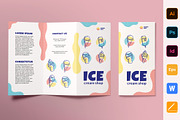 Ice Cream Shop Brochure Trifold, a Brochure Template by TemplatesNow! (Thumbnail 1 of 3)