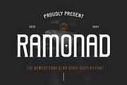 Ramonad || Slab Serif Display Font, a Slab Serif Font by Ermedia Studio (Thumbnail 1 of 5)