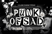 Punk Of Sad Font, a Symbol Font by Marvadesign (Thumbnail 1 of 8)