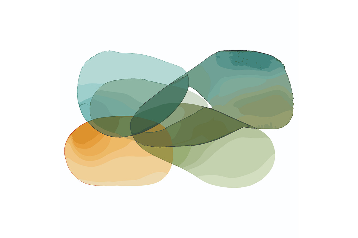 Abstract Watercolor Brush Strokes, a Decorative Illustration by Designer_Momina (Photo 9 of 11)