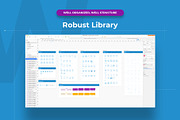 Website Flowchart & Sitemap, a Wireframe Template by UI Design Resource (Thumbnail 3 of 7)
