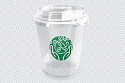 Clear Coffee Cup Mockup, a Cups & Container Mockup by Mock 9 (Thumbnail 3 of 3)