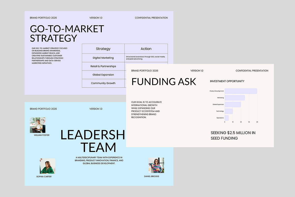Brand Portfolio Google Slides, a Presentation Template by adoestudio (Photo 3 of 8)