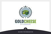 Gold Cheese Logo Template, a Branding & Logo Template by LOGOMAGINE (Thumbnail 7 of 16)