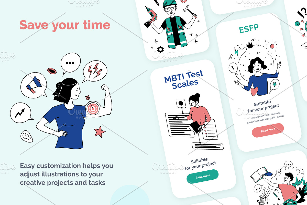 Myers Briggs Type Indicator, a Graphic by 35lab (Photo 4 of 7)