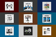 20 Podcast & Conference Post Bundle, a Social Media Template by Saman Osama (Thumbnail 3 of 4)