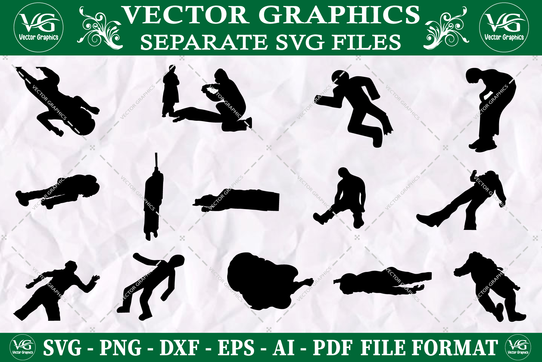Crime Scene Murder Svg, murder Svg, an Illustration by Vector Graphics ...