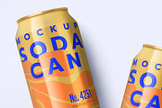 Soda Can Mockup, a Product Mockup by MockupCraft (Thumbnail 3 of 4)