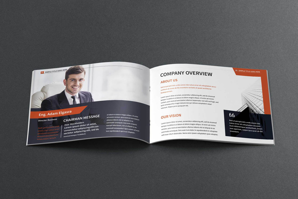 A5 Corporate Company Brochure, a Brochure Template by New Lines (Photo 5 of 15)