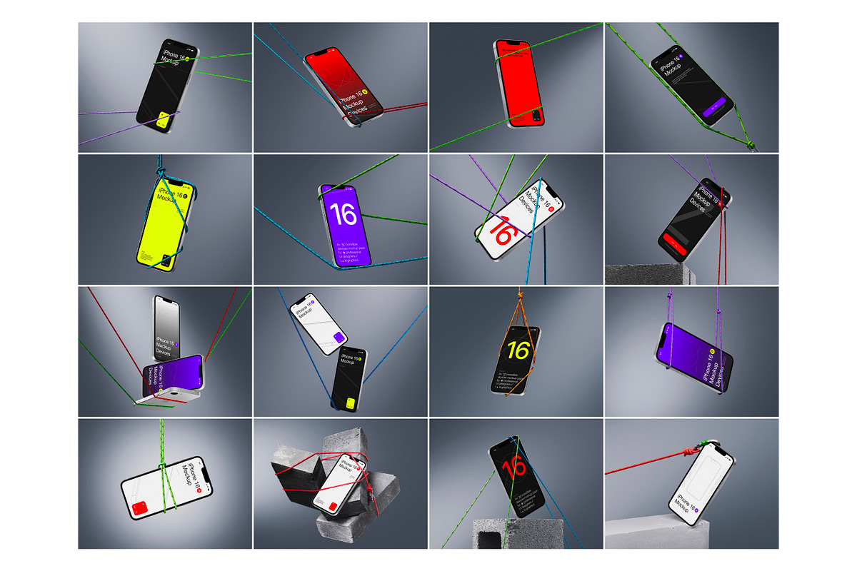 Z-Mockups: iPhone 16e, an iPhone Mockup by ls.graphics (Photo 2 of 10)