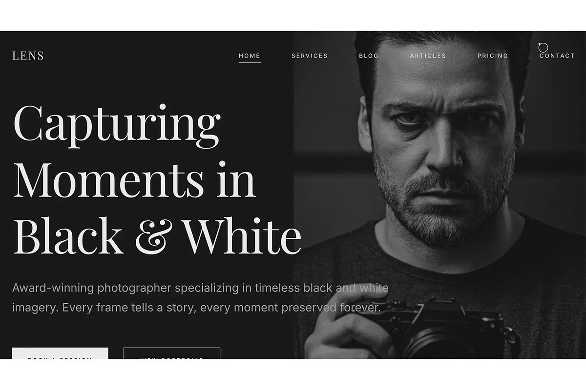 Film LUTs + 21 Website Templates, a Preset Add-On by Creative House (Photo 9 of 25)