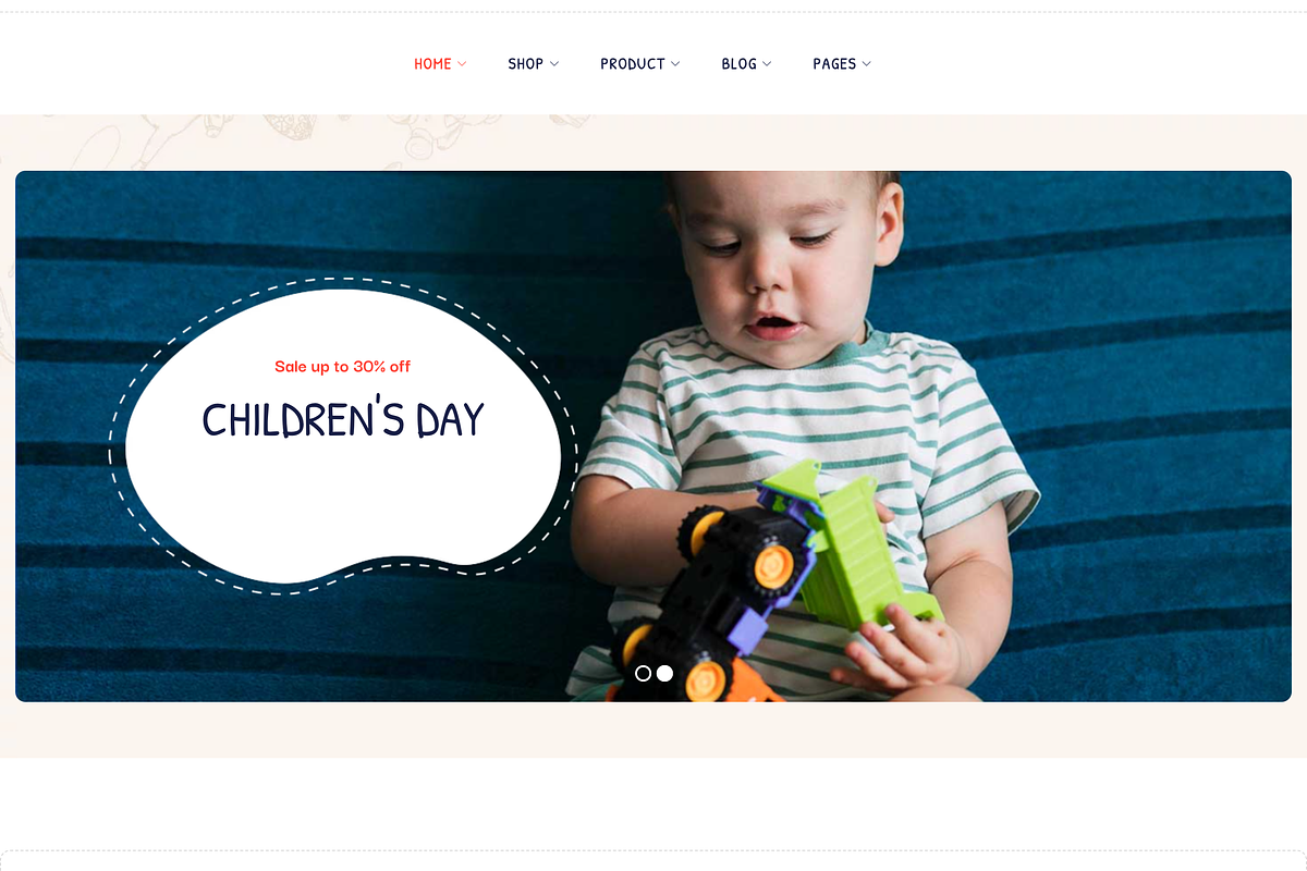 Kids Toys Store WooCommerce WP Theme, a WordPress Template by UInstrument (Photo 8 of 8)