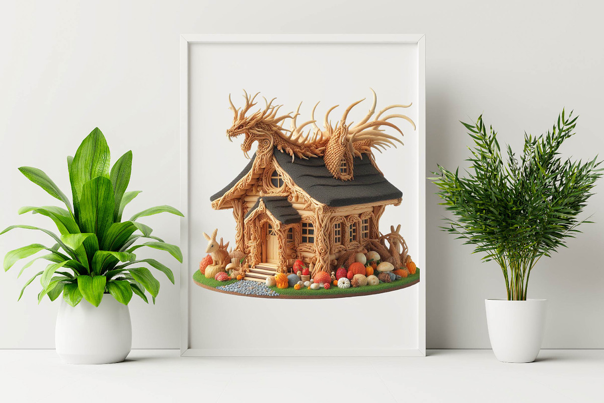 Fairy House Halloween Sublimation C, an Illustration by SVGArt (Photo 6 of 8)