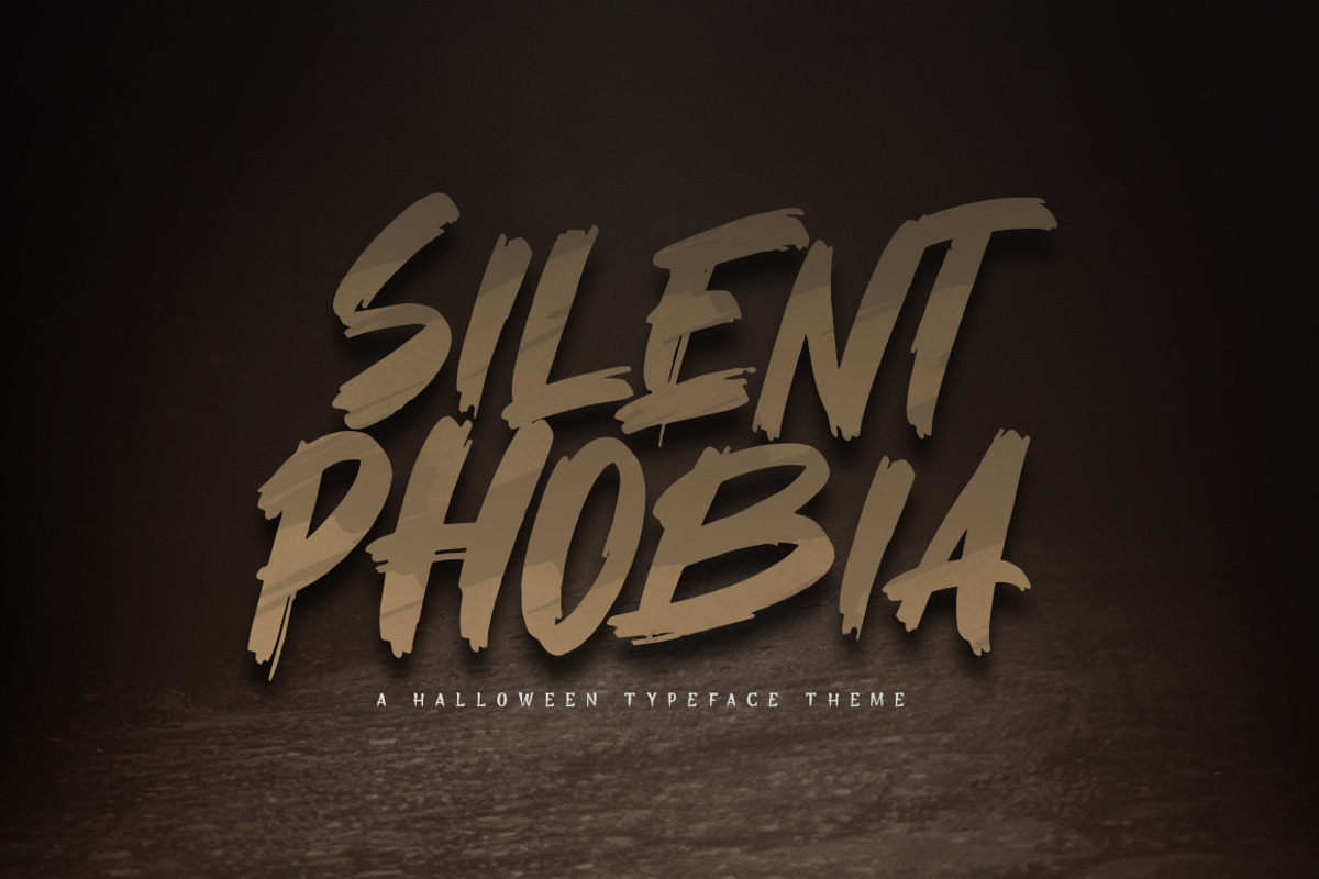 Silent Phobia, a Handwritten Font by khurasan (Photo 1 of 6)