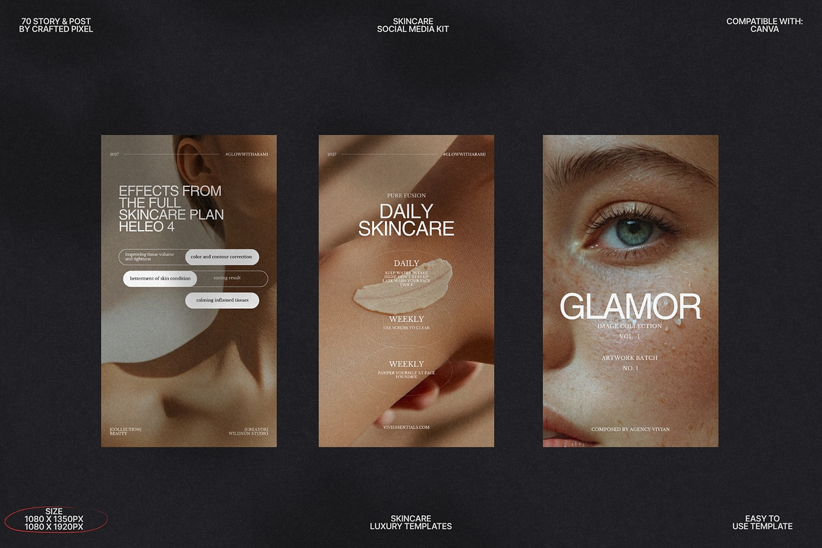 Minimal Story & Post Skincare Kit preview 7