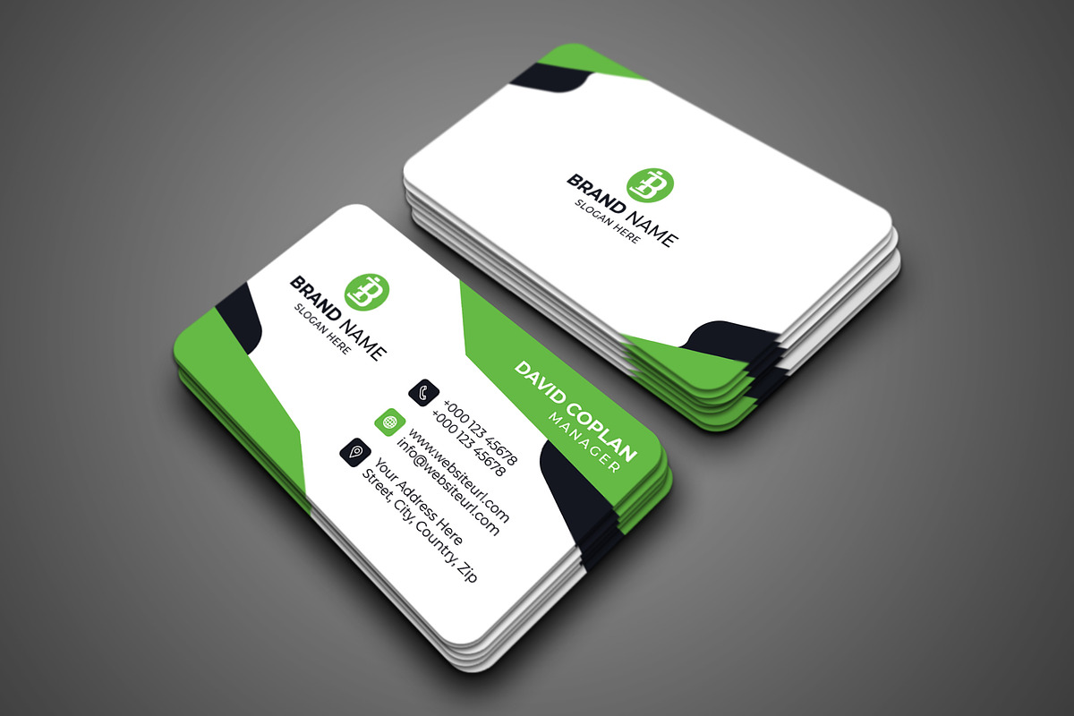 Corporate Business Card Template, a Business Card Template by saifulbranding (Photo 2 of 4)