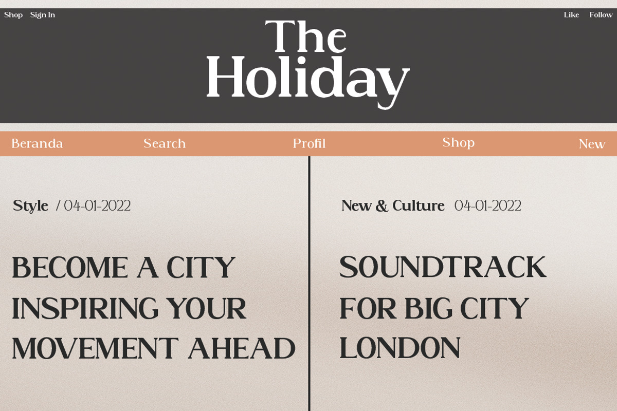 Acosta - Serif Font Family, a Serif Font by Zane Studio (Photo 5 of 11)
