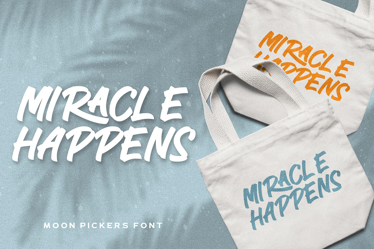 Moon Pickers - Display Brush Font, a Font by Krakenbox Studio (Photo 4 of 11)