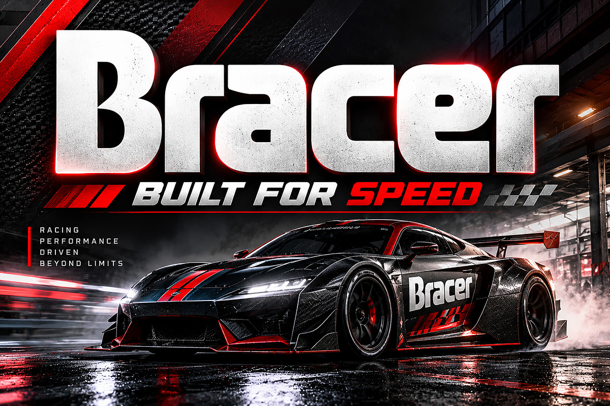 Bracer, a Sans Serif Font by Wow Magic (Photo 3 of 4)
