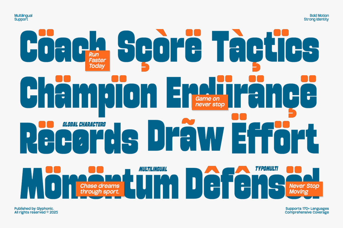 GC Rhygun – Slanted Bold Display, a Sans Serif Font by Glyphonic (Photo 15 of 15)