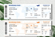 Editable Boarding Pass Template, a Card Template by YasdeyDesigns (Thumbnail 1 of 8)