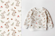 Pattern Little bunny, a Pattern Graphic by Olena Kuznietsova (Thumbnail 1 of 3)