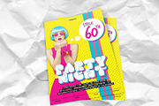 Party Night 60'th Flyers, a Flyer Template by Nimbalagi Studio (Thumbnail 3 of 3)