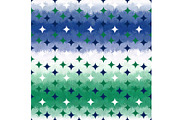 Diamond on Blue White and Green, a Pattern Graphic by Sharon Schwalbe (Thumbnail 5 of 7)