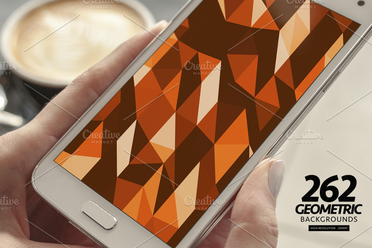 Geometric Polygon Backgrounds 262 preview 3