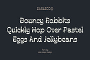 Darleco | Experimental Slab Display, a Slab Serif Font by Hole Hope Design (Thumbnail 2 of 10)