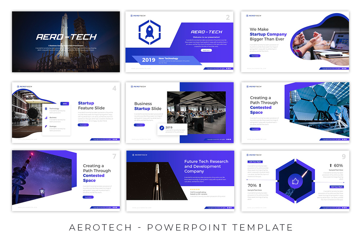 Aero-Tech - Technology Presentation, a Presentation Template by Brandearth RRGraph (Photo 2 of 7)
