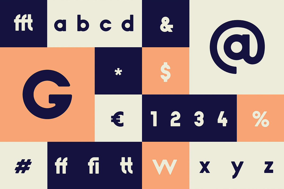 Pikolo Display Font preview 8