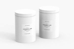 Ceramic Jar Mockup