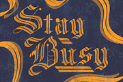 Gothic Blackletter Procreate Brushes, a Brush Add-On by The Forge Type Co (Thumbnail 9 of 12)
