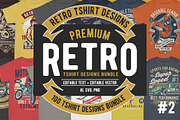 100 Retro Tshirt Designs Bundle #2, a Sport Illustration by roach_graphic (Thumbnail 1 of 14)