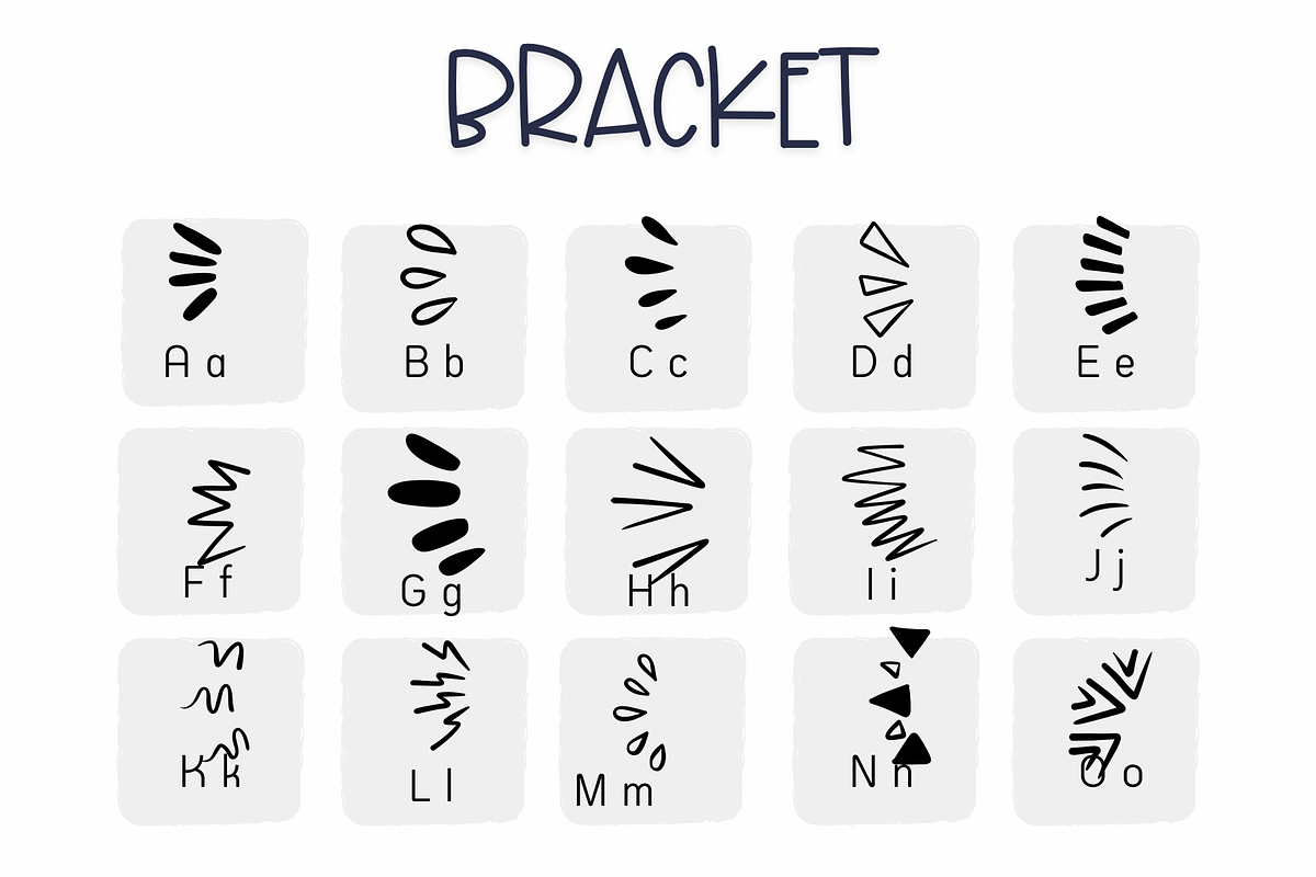Bracket| Symbols Fonts, a Symbol Font by Sirinart (Photo 2 of 6)
