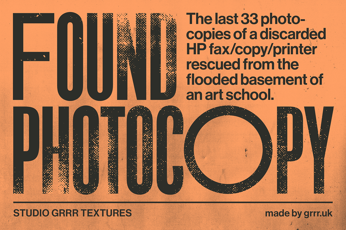 Lost & Found Photocopy Bundle, a Texture Graphic by Studio GRRR (Photo 16 of 16)